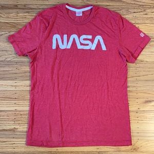 Men's Large Homage NASA SS Shirt Red